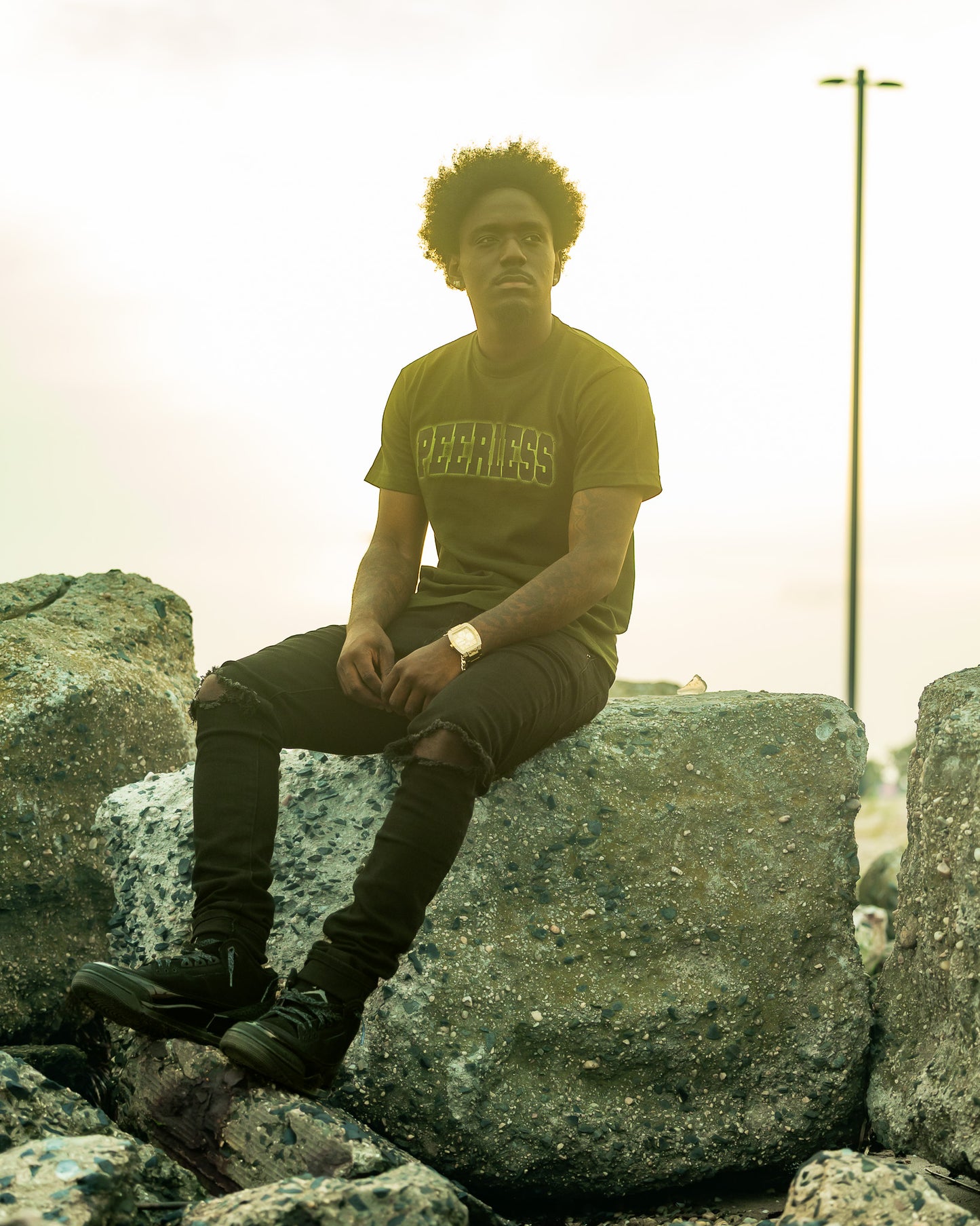 Dark Green Peerless T Shirt