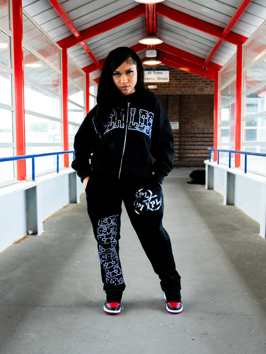 Peerless Rhinestone Sweatpants