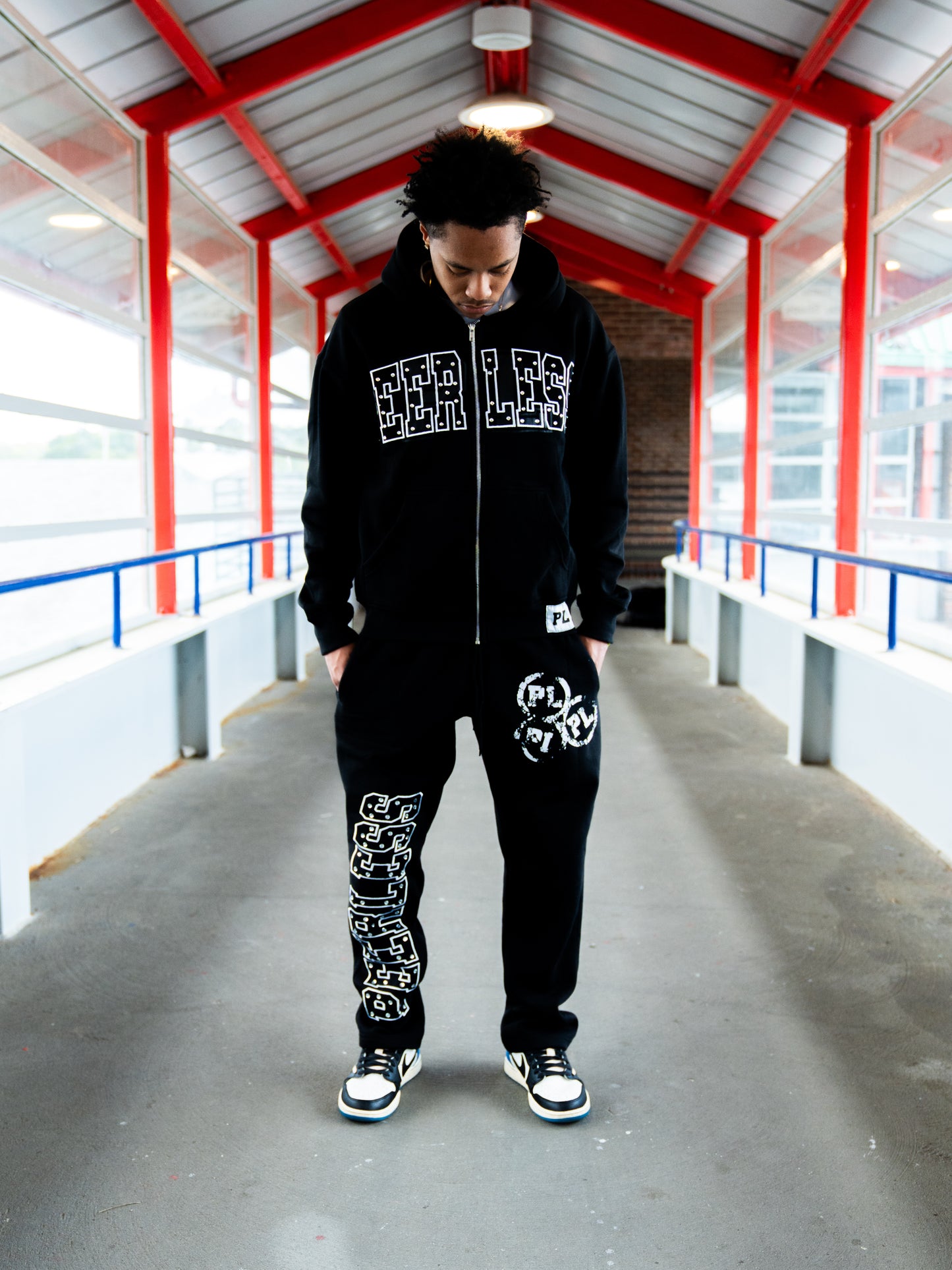 Peerless Rhinestone Sweatpants